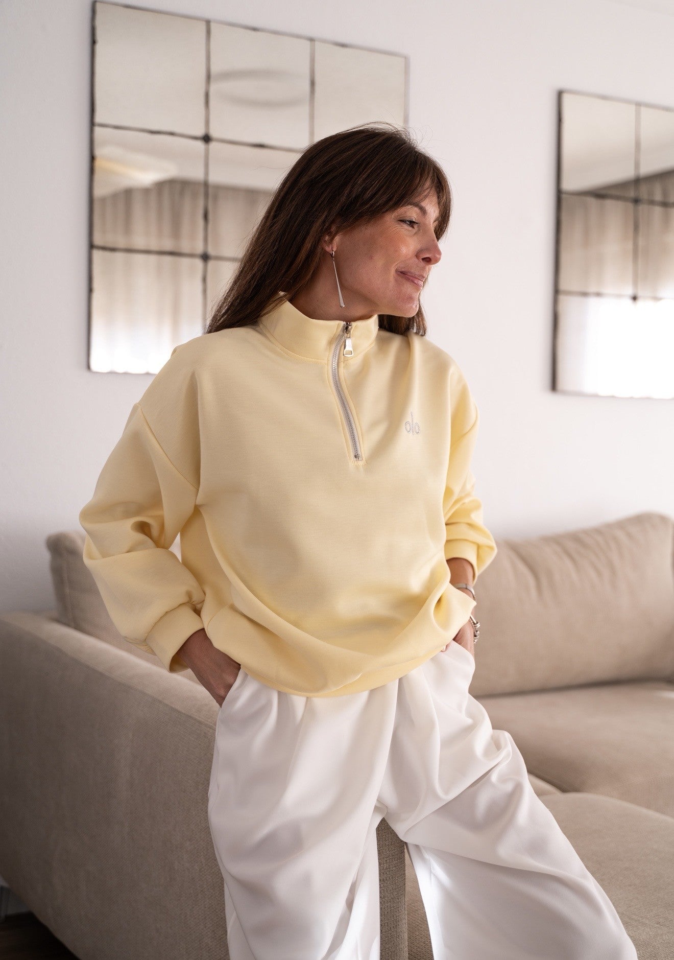 Sudadera Alo Amarilla