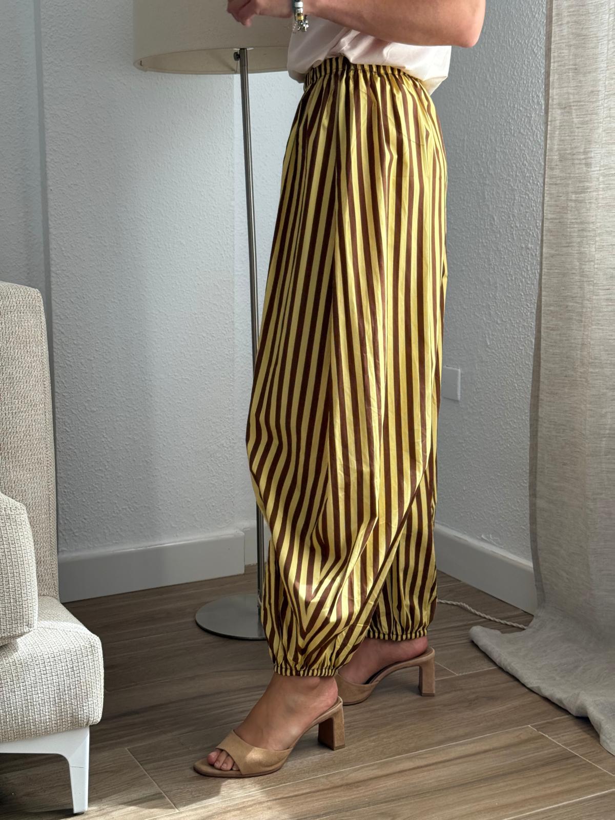 Pantalón Fluido a rallas