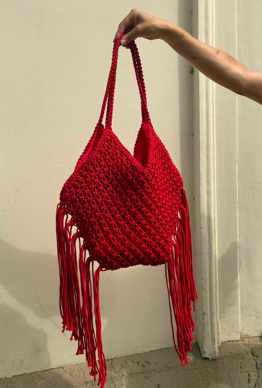 Bolso Indiana Rojo