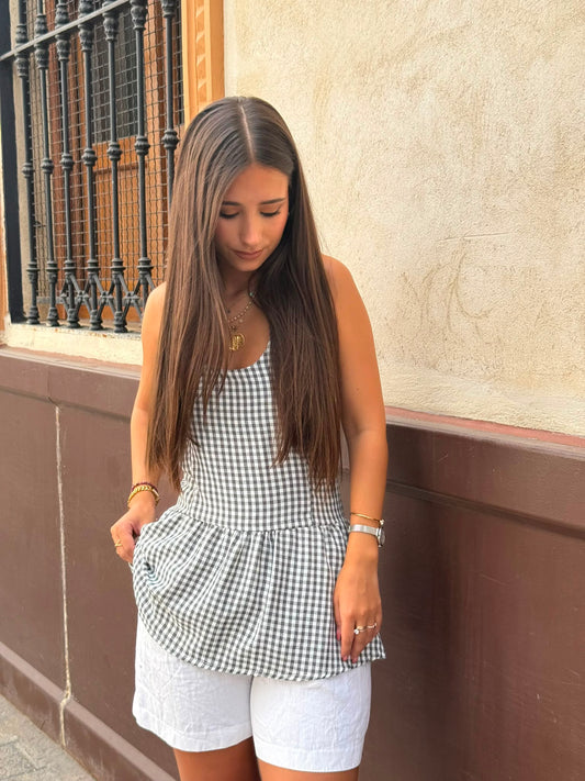 Top Sara Marrón