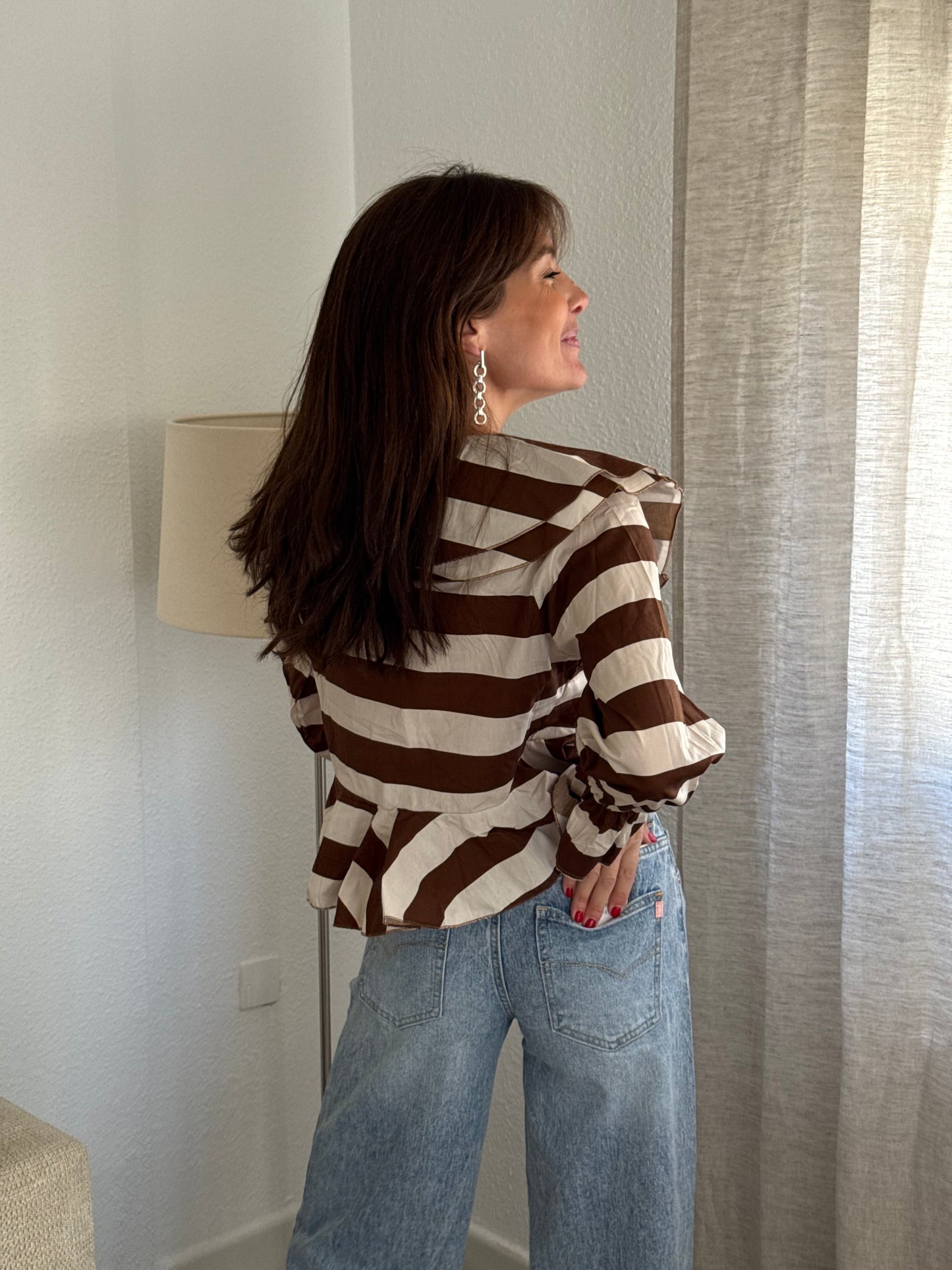 Camisa Santamaria Marrón