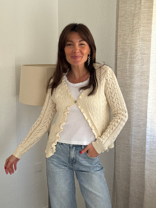 Chaqueta punto de hilo