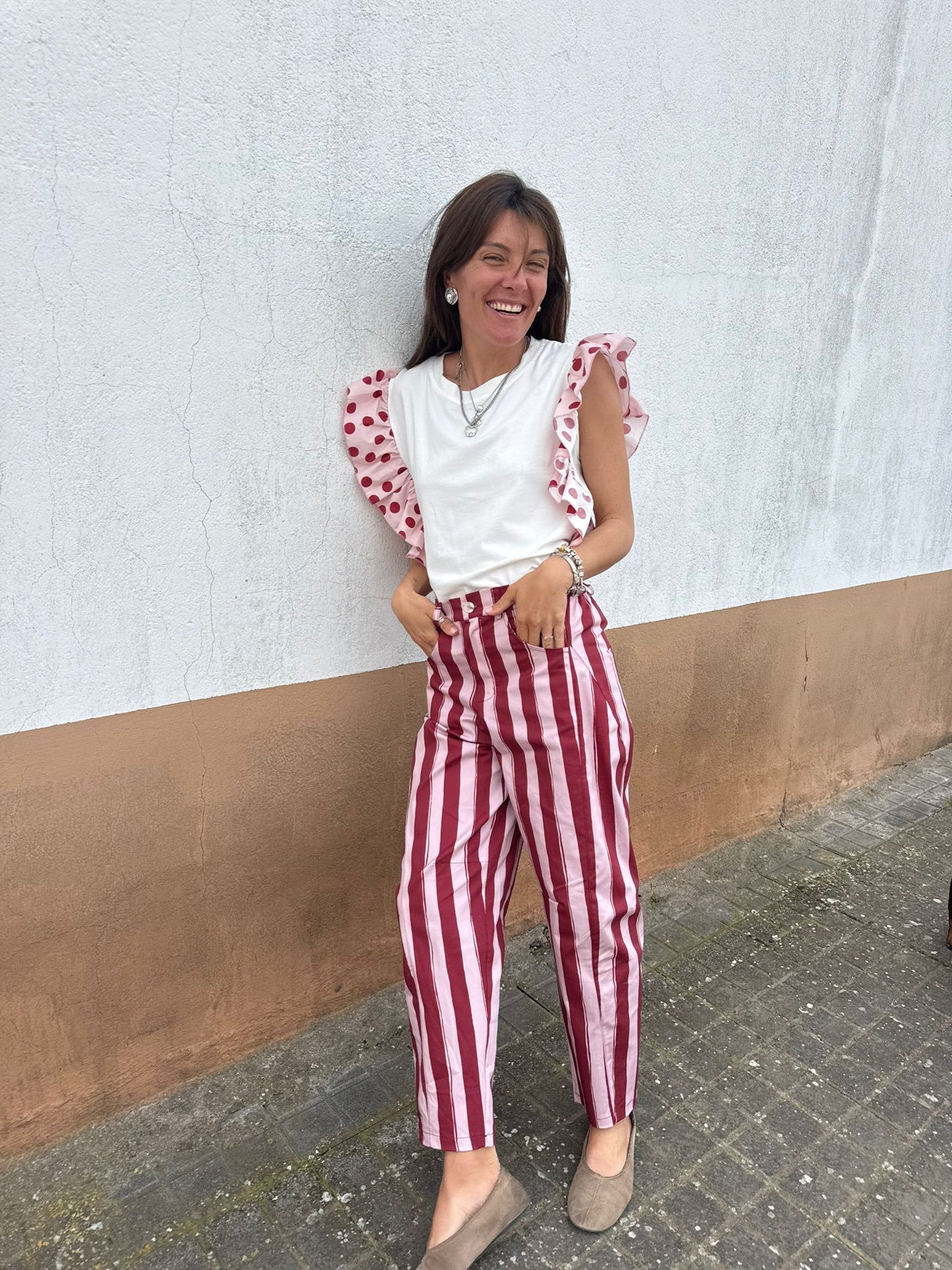 Camiseta volantes susurros de feria