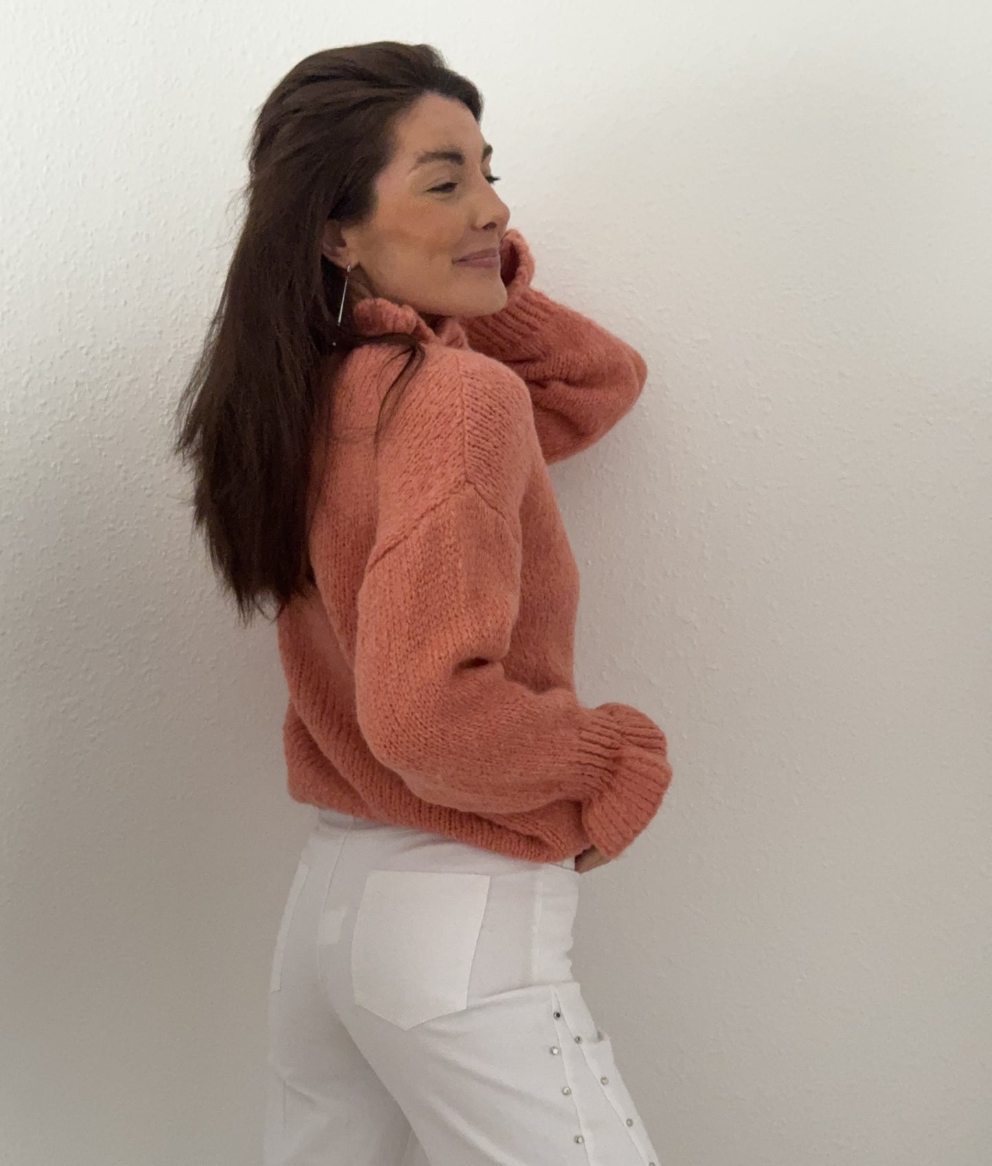 Jersey Cuello Dama Naranja