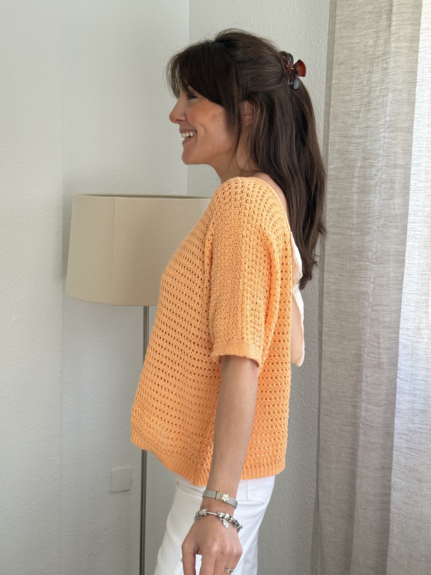 Jersey punto Con Lazada Naranja