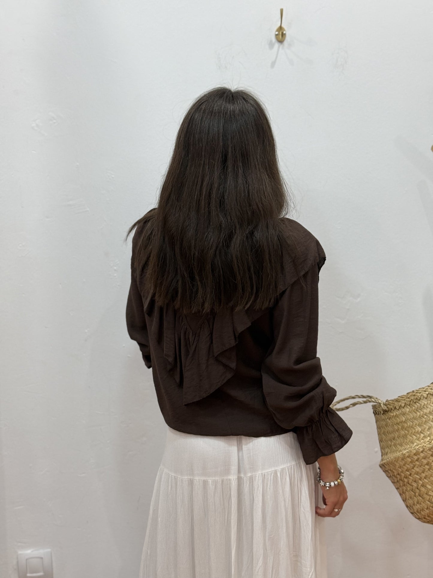 Camisa Triana Marrón