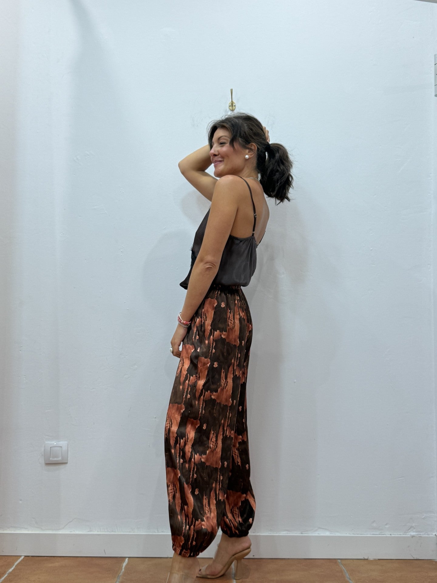Pantalón Bombacho Satinado