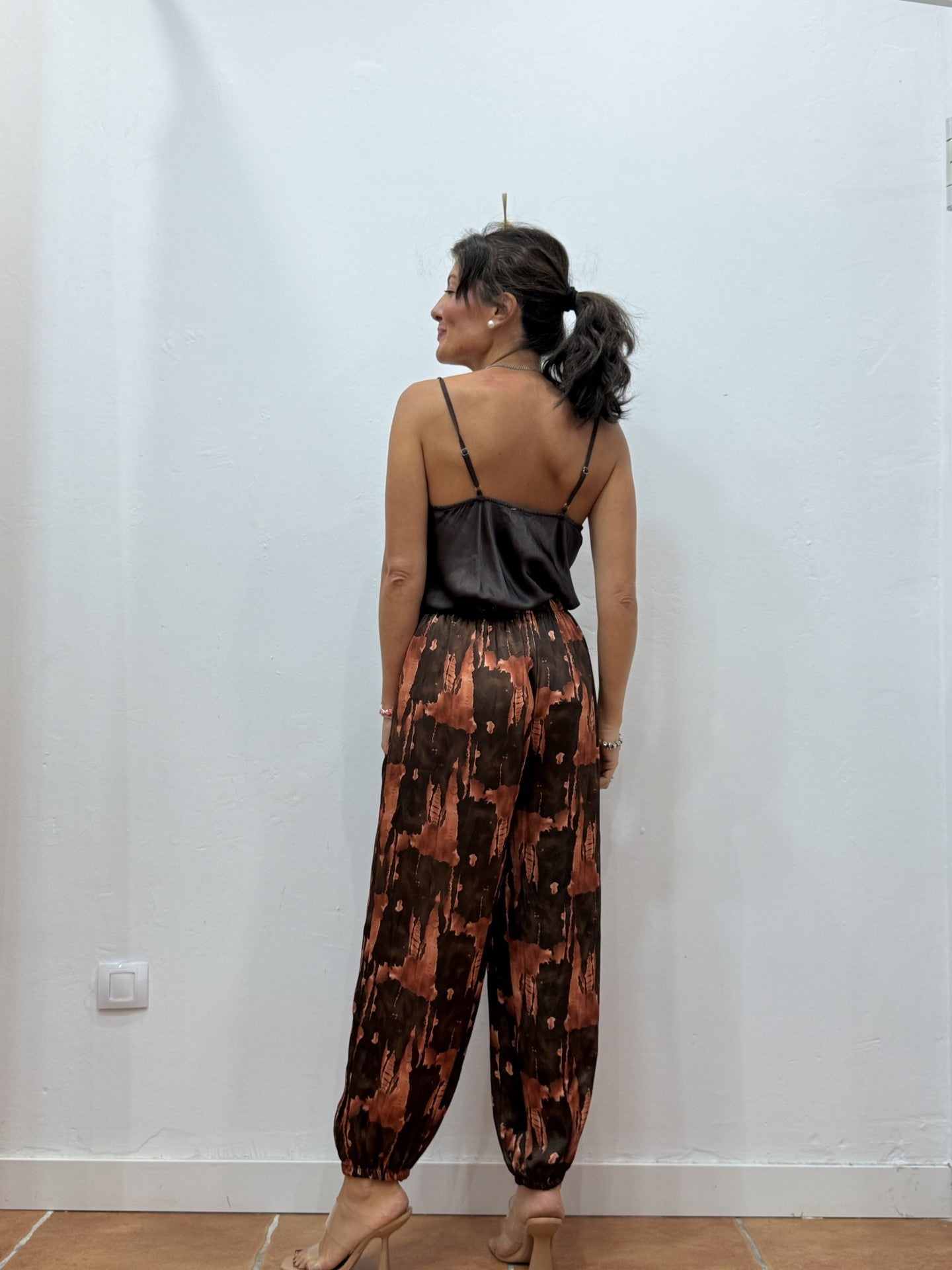 Pantalón Bombacho Satinado
