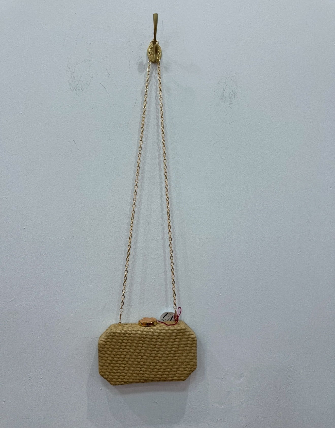 Bolso de mano Rafia