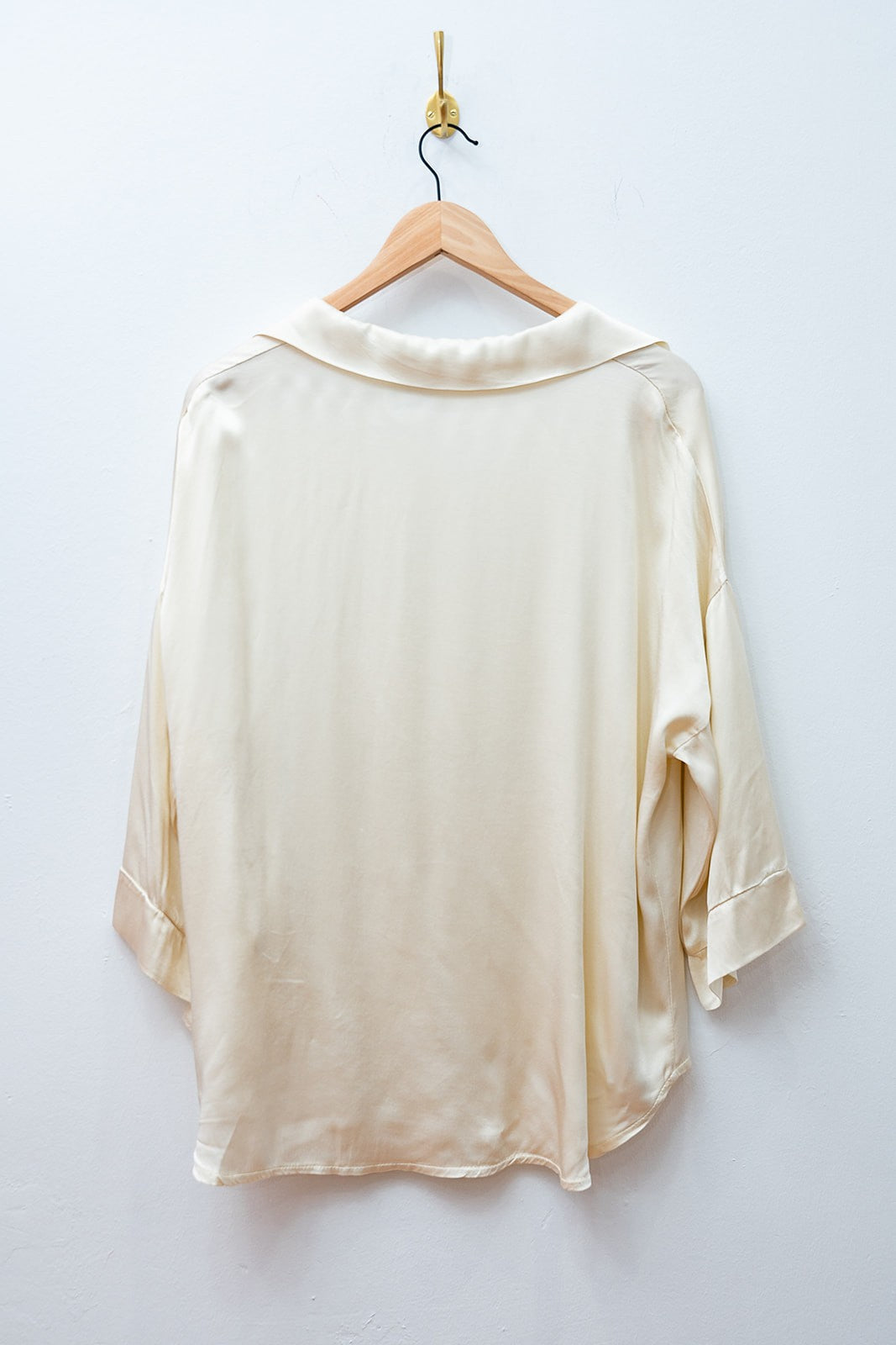 Camisa satinada Champane