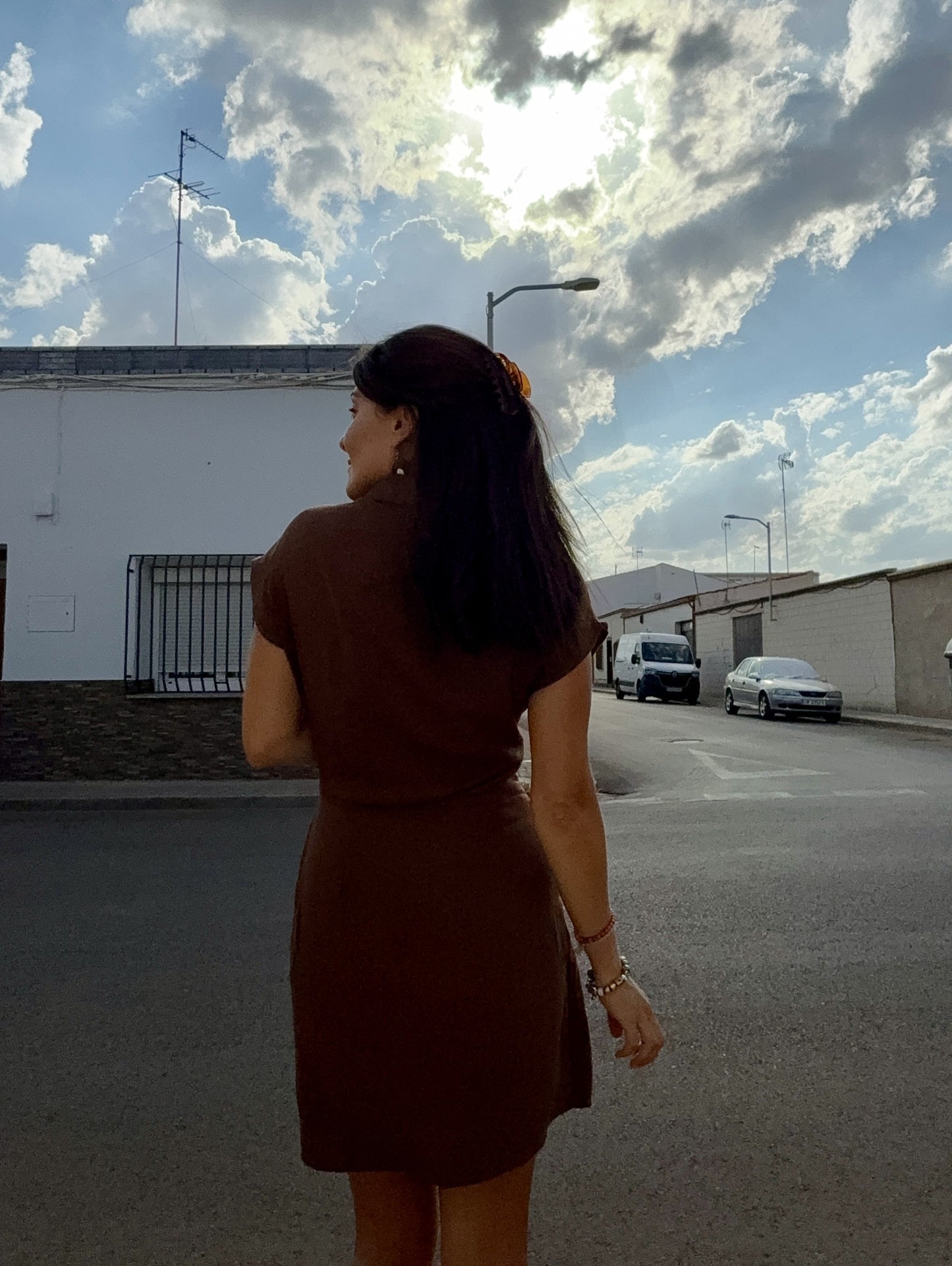 Vestido Luna Marrón
