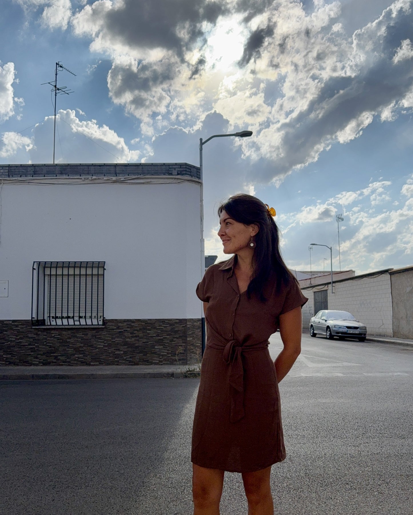 Vestido Luna Marrón