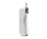 KIWI Starter Kit, Cigarrillo Electrónico con Pod System, 400mAh, Powerbank 1450 mAh, 1,8 ml, sin nicotina, sin E-Liquid (Artic White)