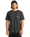 BILLABONG Stacked Arch - Camiseta con Bolsillo - Hombre - Negro