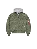 ALPHA INDUSTRIES MA-1 D-Tec, Chaqueta Bomber para Hombre, Verde (Sage-Green 01), XL