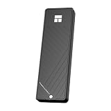 THERMALRIGHT HR-EB101 Dual AC Black M.2 SSD externo NVMe/SATA Dual Protocolo Carcasa Aluminio 10Gbps Tipo C 8TB SSD Portátil para Android y Windows/Mac