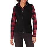 Amazon Essentials Chaleco de Forro Polar Suave sin Mangas de Corte Clásico (Disponible en Tallas Grandes) Mujer, Negro, XL