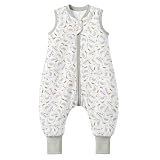 MIKAFEN Saco Dormir Bebé Otoño-Invierno 2.5 TOG Piernas Separadas 18-36m | 100% AlgodóN, Cremallera Bidireccional Segura, Piernas Separadas MóViles, Lavable A MáQuina, Pato