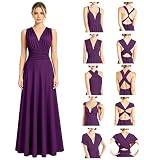 Neteson Mujer Vestido de Noche Largos Elegante Vestido Invitada Boda Fiesta | Multiposicion Vestidos Dama de Honor Graduación Ceremonia Cóctel