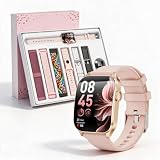Reloj Inteligente Mujer, 7 Correas Regalo, 1,91' Pantalla Curva Smartwatch | llamadas Bluetooth, 100＋ Modos Deportivos, Monitor Frecuencia Cardíaca/Sueño/SpO2, lmpermeable IP67 con Android iOS