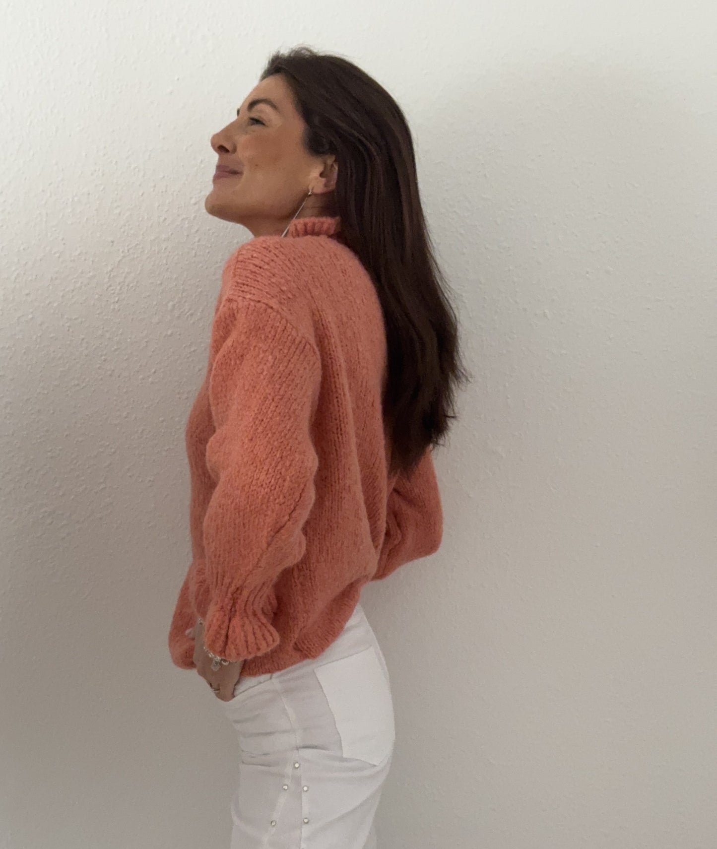 Jersey Cuello Dama Naranja