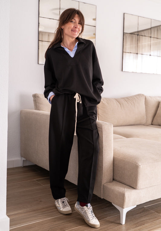 Chandal combinado Negro