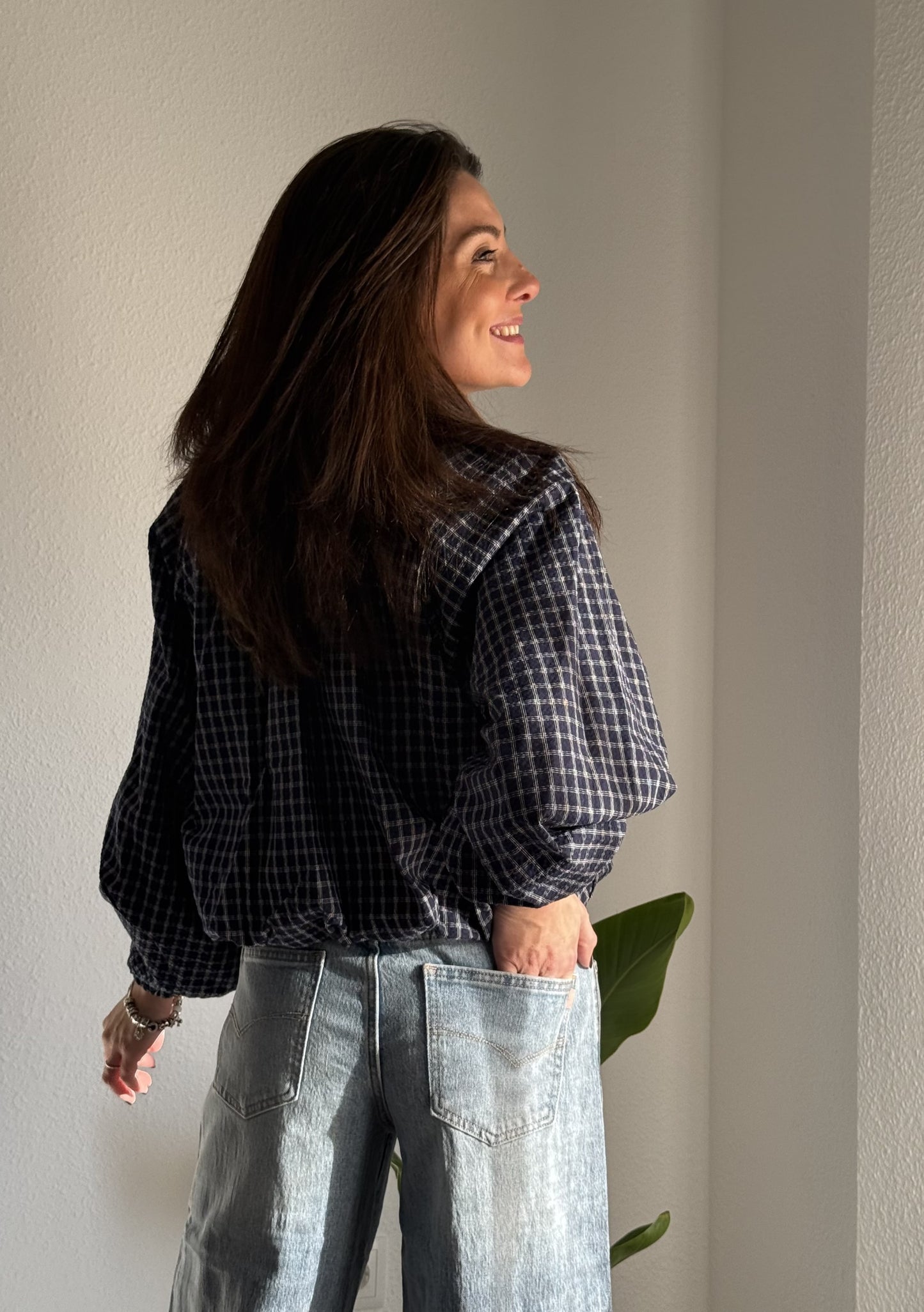 Camisa Bombacha Marino