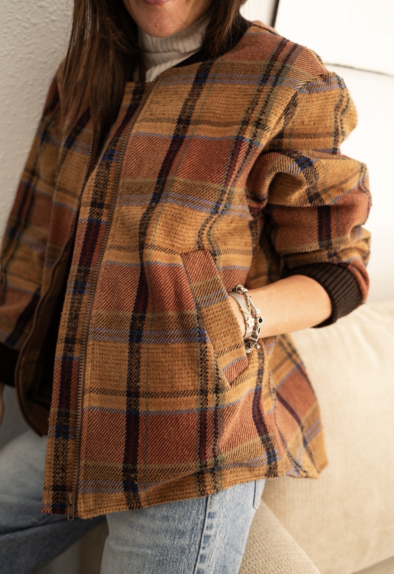 Chaqueta Bomber Acolchada