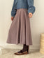 Falda Vichy Granate