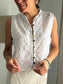 Top Jacquard Blanco