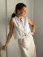 Top Jacquard Blanco