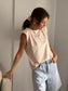 Camiseta Hombreras Beige