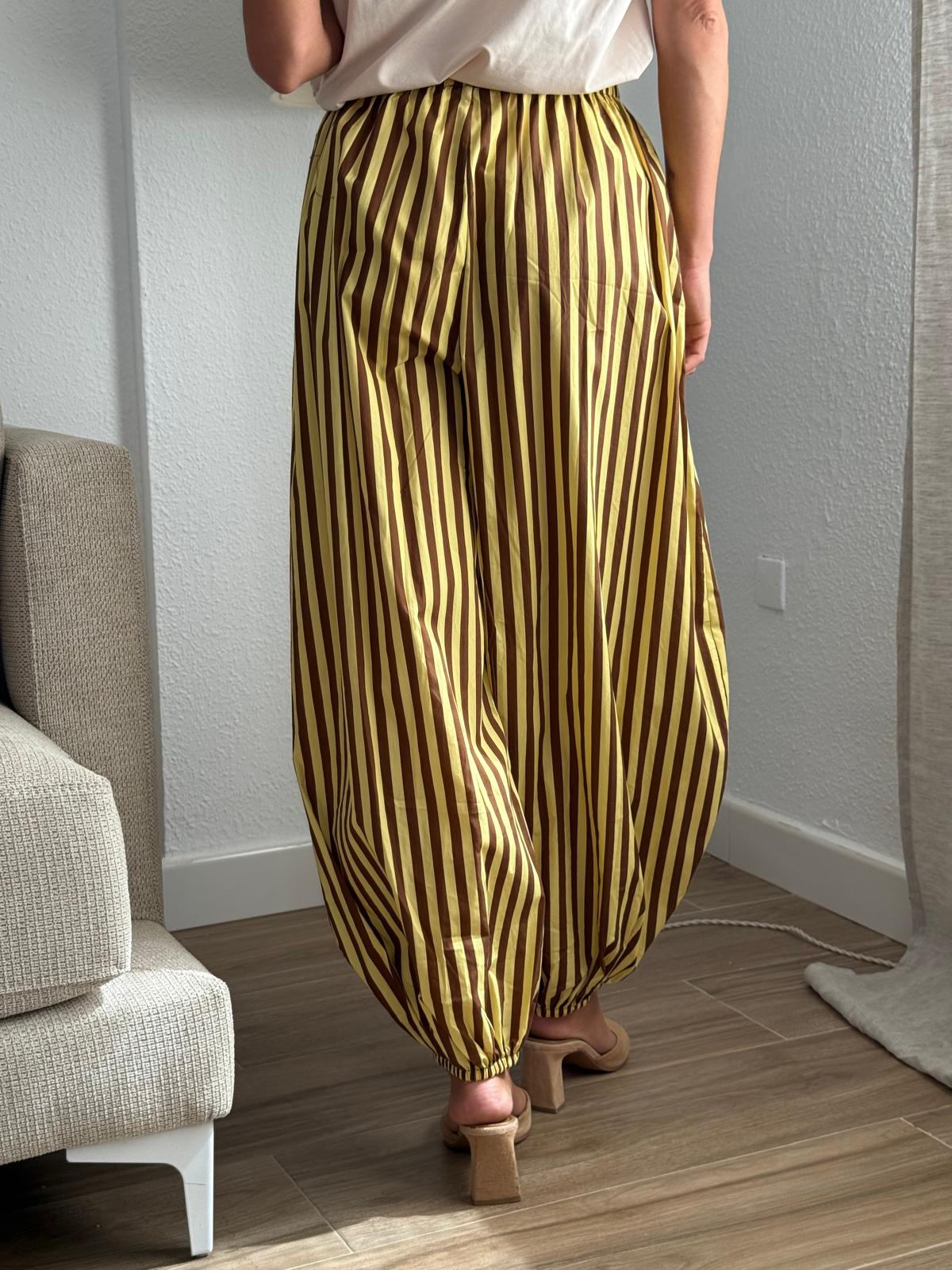 Pantalón Fluido a rallas
