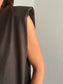 Camiseta Hombreras Negro