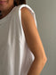 Camiseta Hombreras Blanco