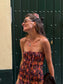 Vestido Largo Colibrí Burdeos