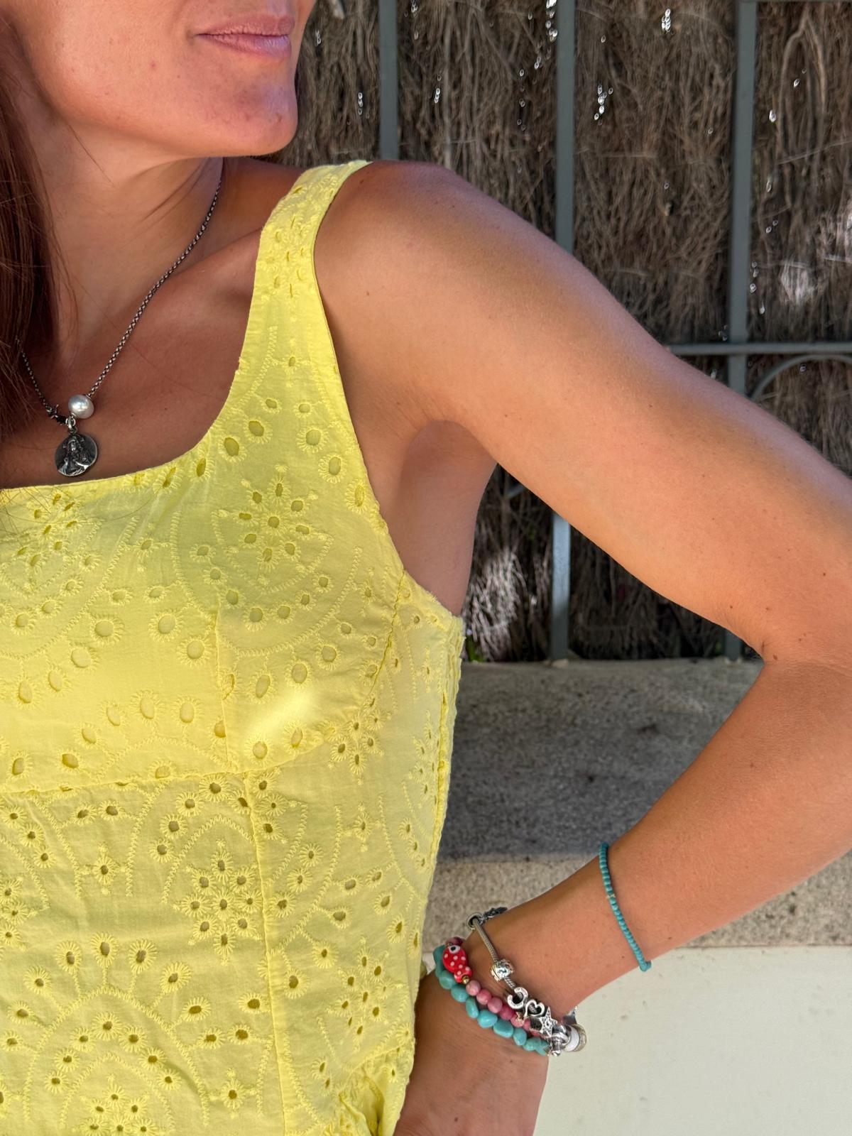 Vestido Midi Amarillo