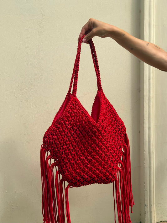 Bolso Indiana Rojo