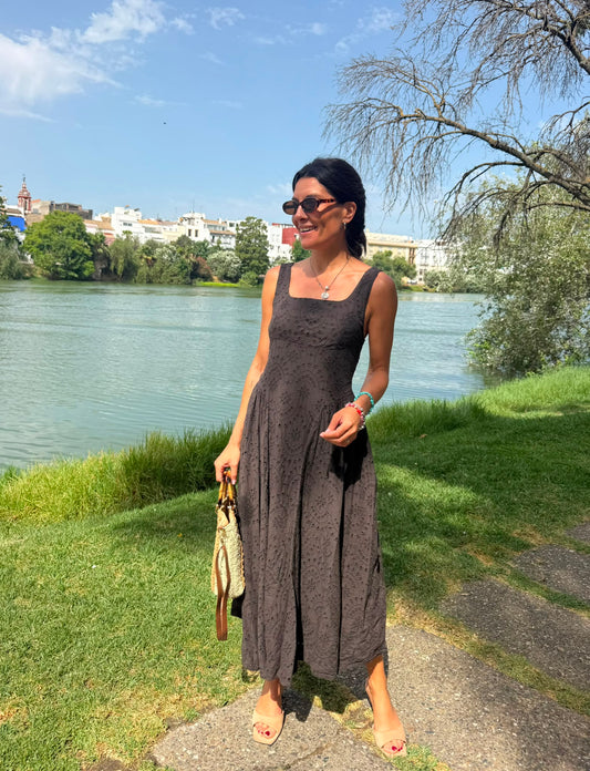 Vestido Midi Chocolate