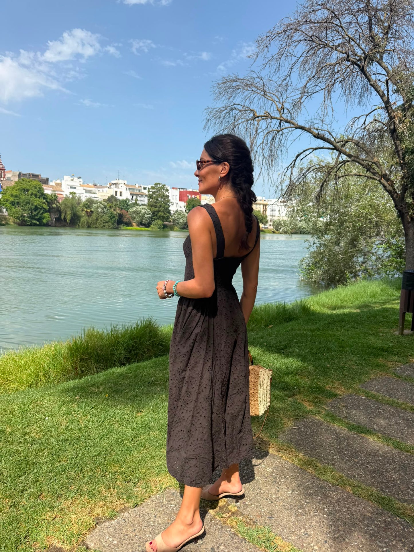 Vestido Midi Chocolate
