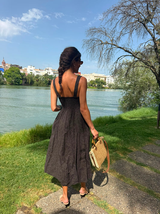 Vestido Midi Chocolate