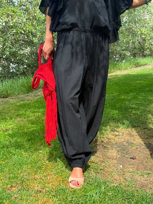 Pantalón Bombacho negro