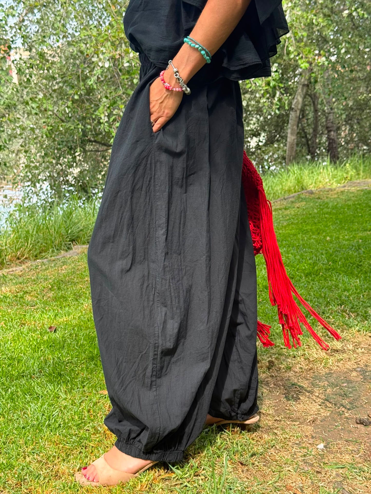 Pantalón Bombacho negro