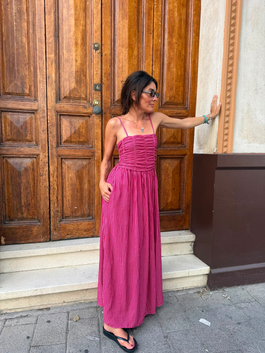 Vestido Macarena Fucsia