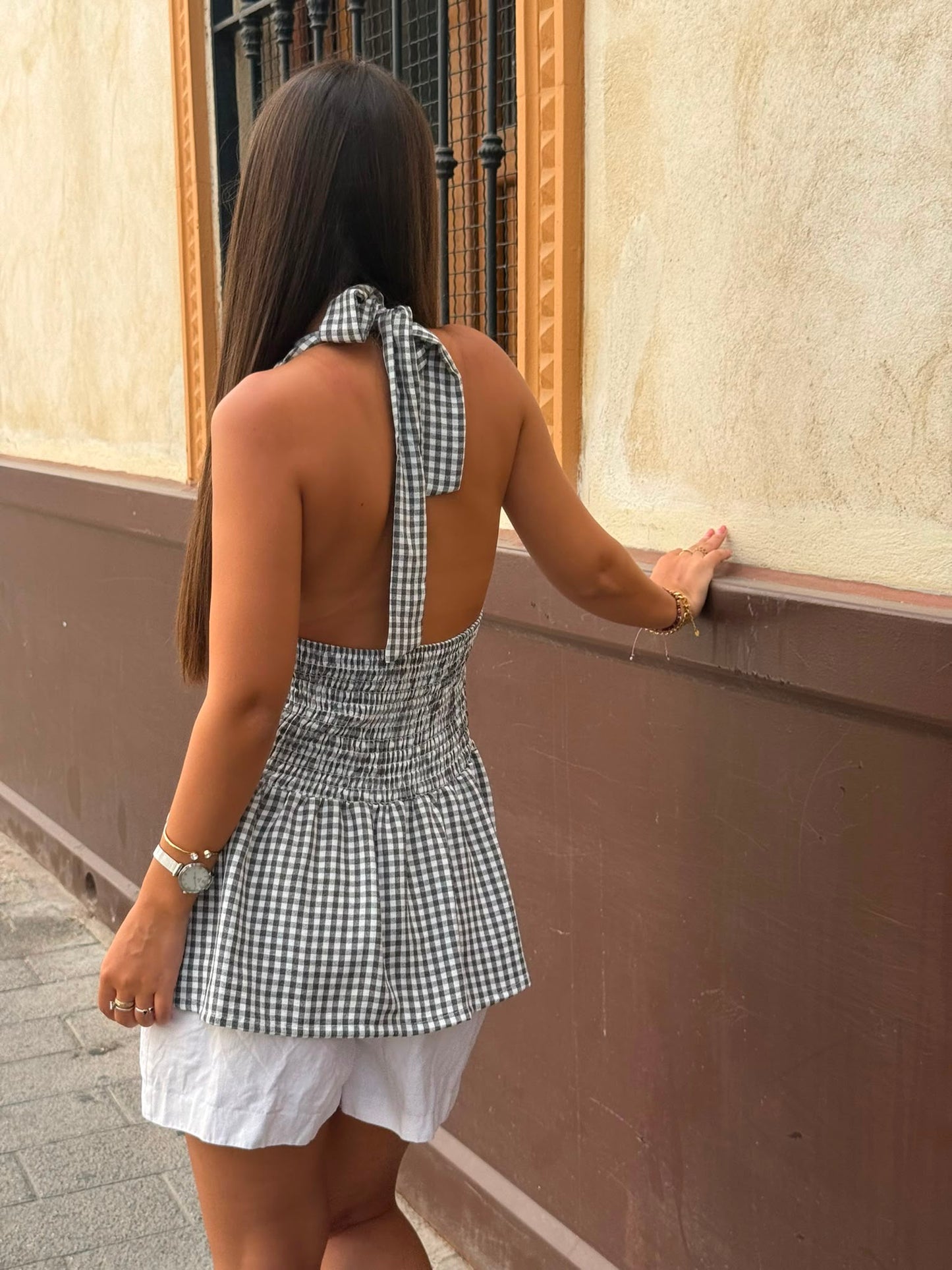 Top Sara Marrón