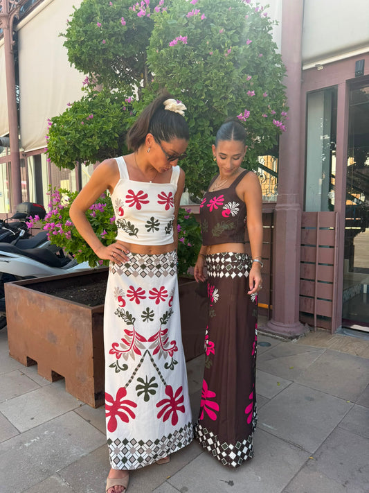 Conjunto Sarao Crudo