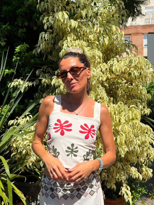 Conjunto Sarao Crudo