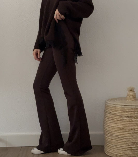Pantalón Campana Chocolate