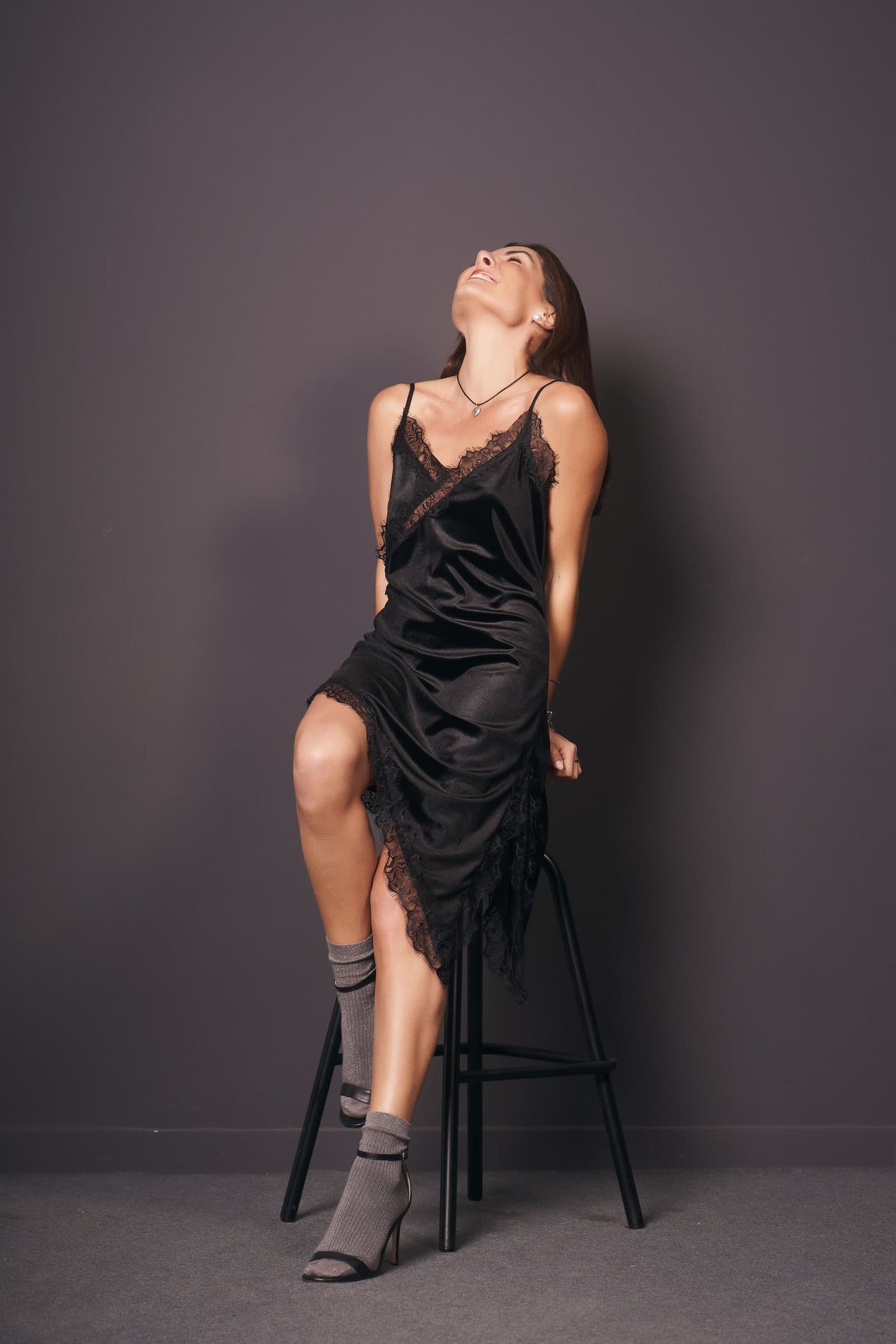 Vestido Lencero Terciopelo