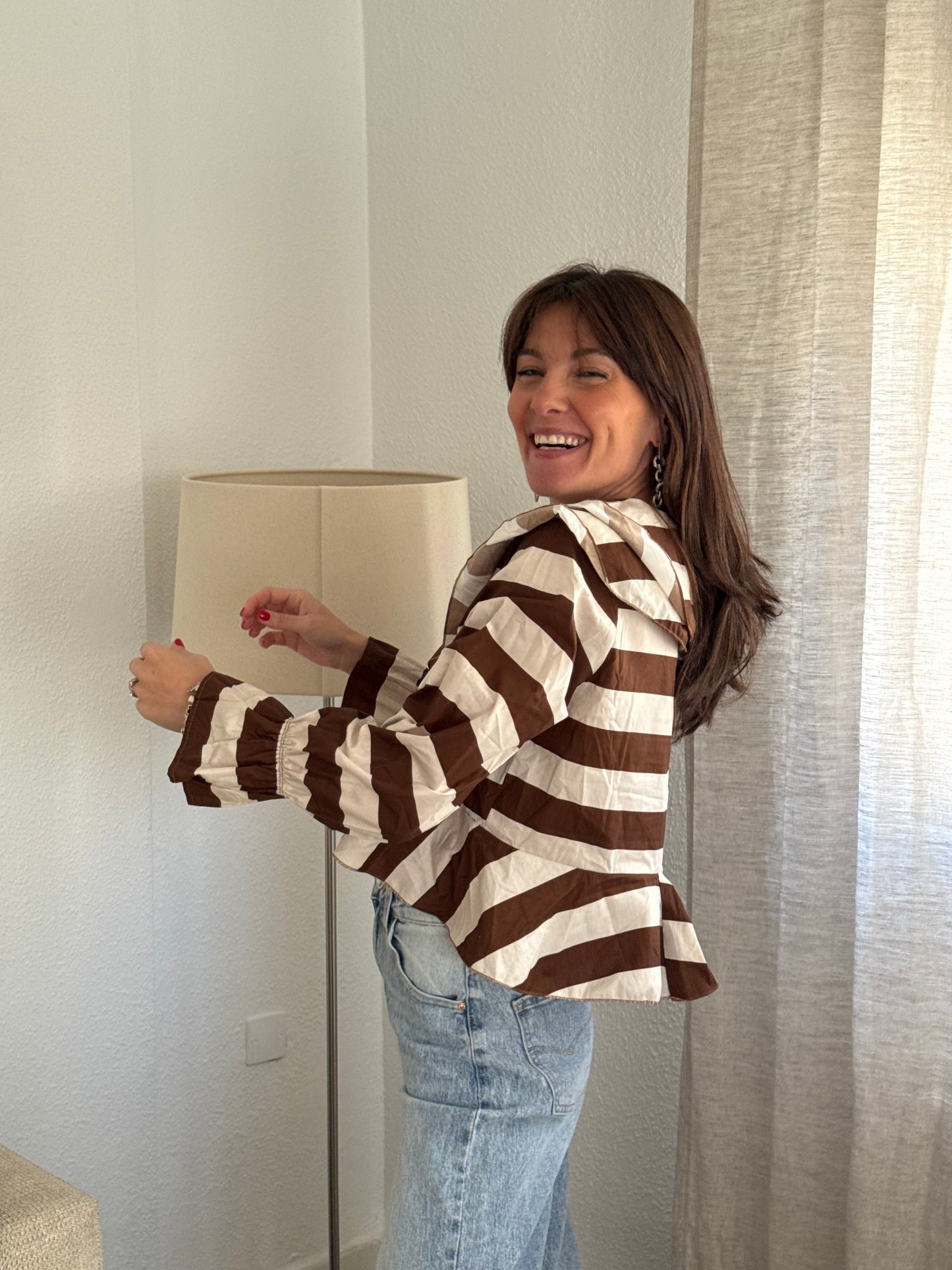 Camisa Santamaria Marrón